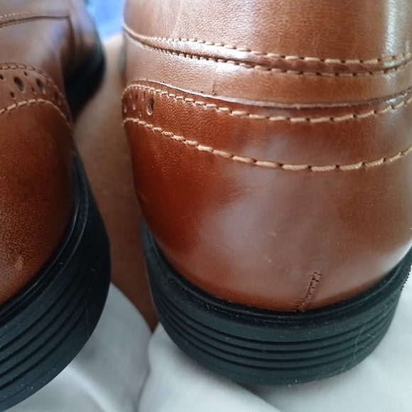 Men\'s Hush Puppies Brown Leather Slip-On Loafers Sx 11W. main image 6